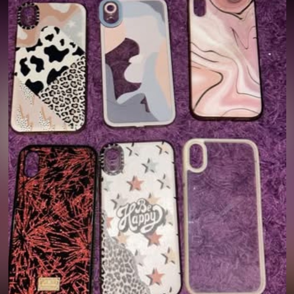 Stylish Phone Case Set - Multicolor (iphone xr)